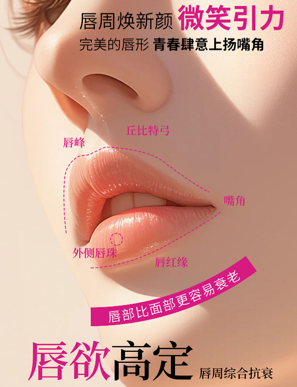 光子嫩肤北京煤医微整科陶泓旭主任：纯欲花瓣唇丰唇黄金6点唇部添补小我私家定制计划(图1)